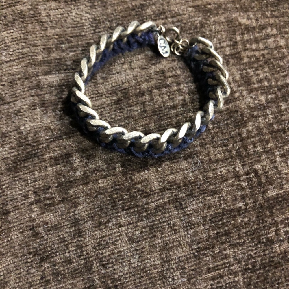 Crochet and Chain Bracelet